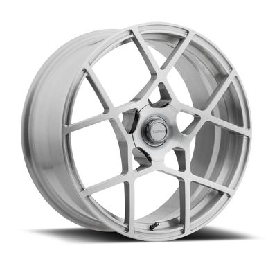 FITTIPALDI FORGED FSF01 - BRUSHED FACE SILVER / CLEAR GLOSS 20 x 9 ET: 35P - PCD: BLANK - 5 STUD