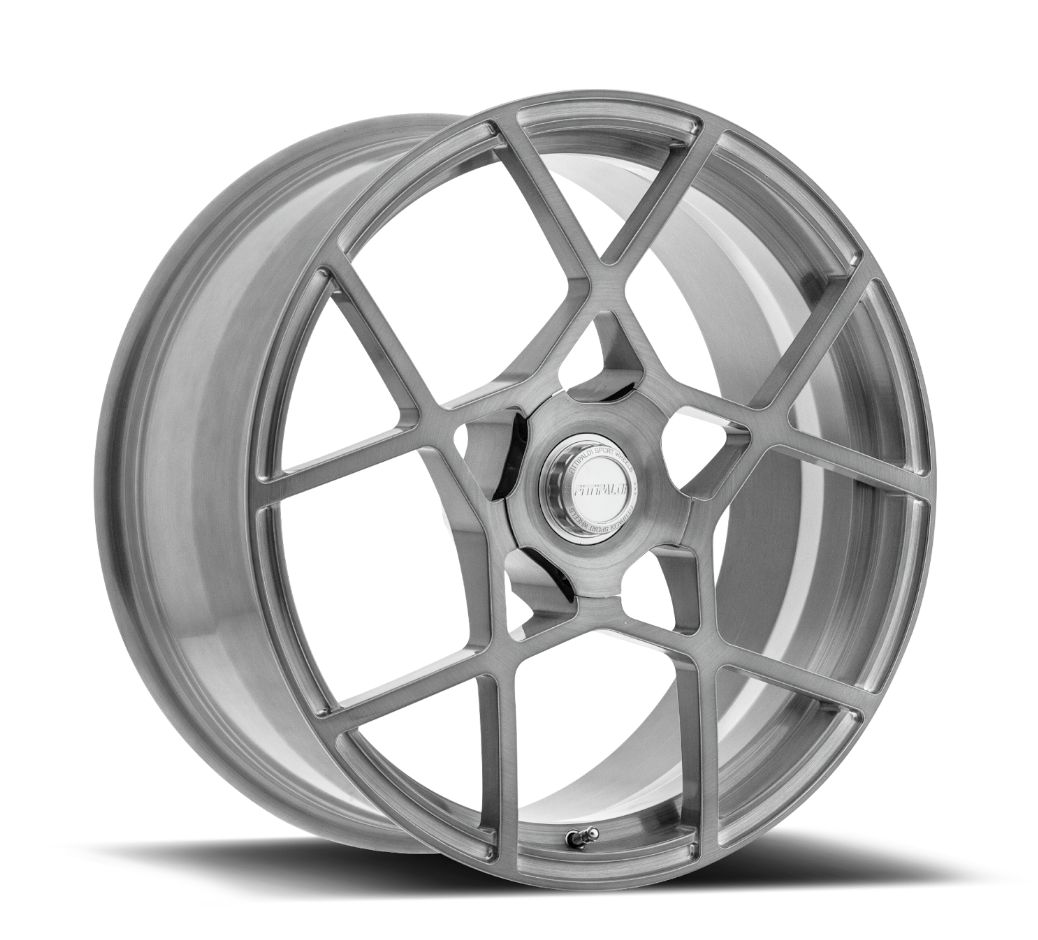 FITTIPALDI FORGED FSF01 - BRUSHED FACE DARK TINT / CLEAR GLOSS 20 x 10.5 ET: 38P - PCD: BLANK - 5 STUD