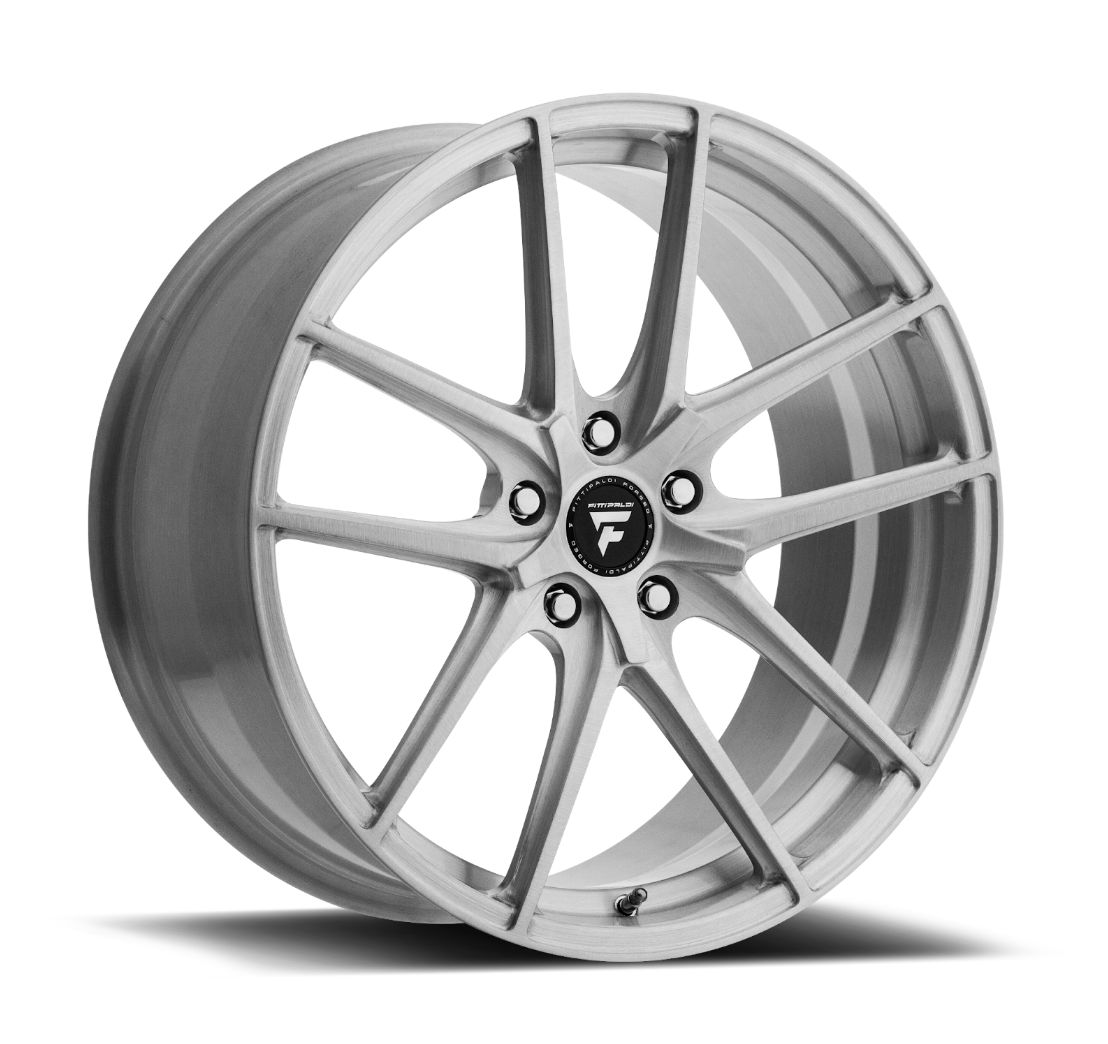 FITTIPALDI FORGED FSF04 - BRUSHED FACE SILVER / CLEAR GLOSS 20 x 10.5 ET: 38P - PCD: BLANK - 5 STUD