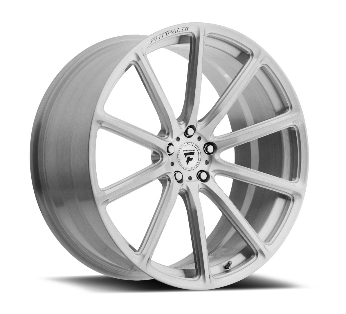 FITTIPALDI FORGED FSF07 - BRUSHED FACE SILVER / CLEAR GLOSS 20 x 10.5 ET: 38P - PCD: BLANK - 5 STUD