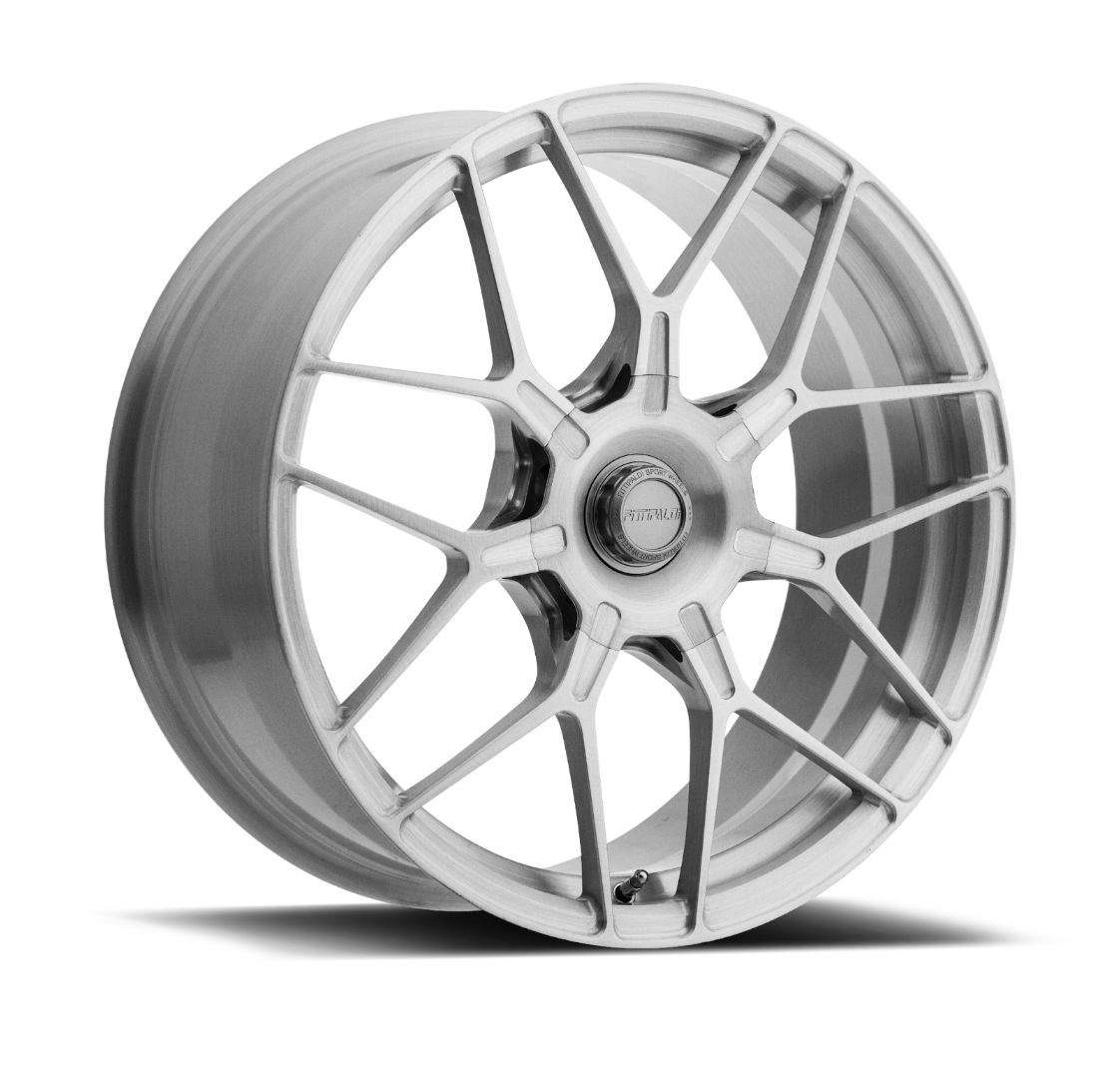 FITTIPALDI FORGED FSF09 - BRUSHED FACE SILVER / CLEAR GLOSS 20 x 10.5 ET: 38P - PCD: BLANK - 4 OR 5 STUD