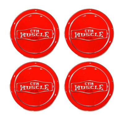 CTM MUSCLE LIMITED EDITION RED DECAL - SET OF 4