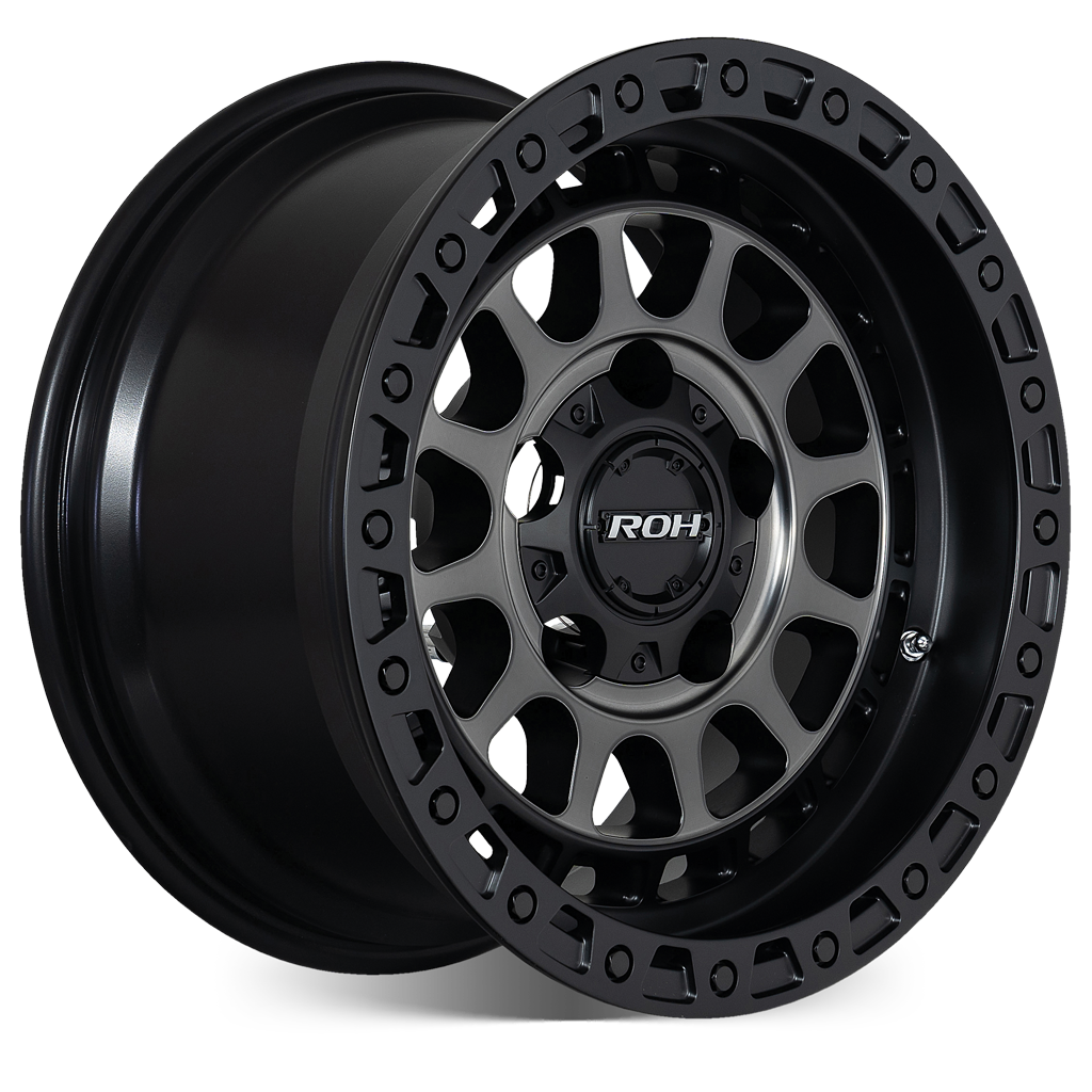 ROH ASSAULT MATT BLACK / GRAPHITE Size:17x9 PCD:6/139.7 ET:40