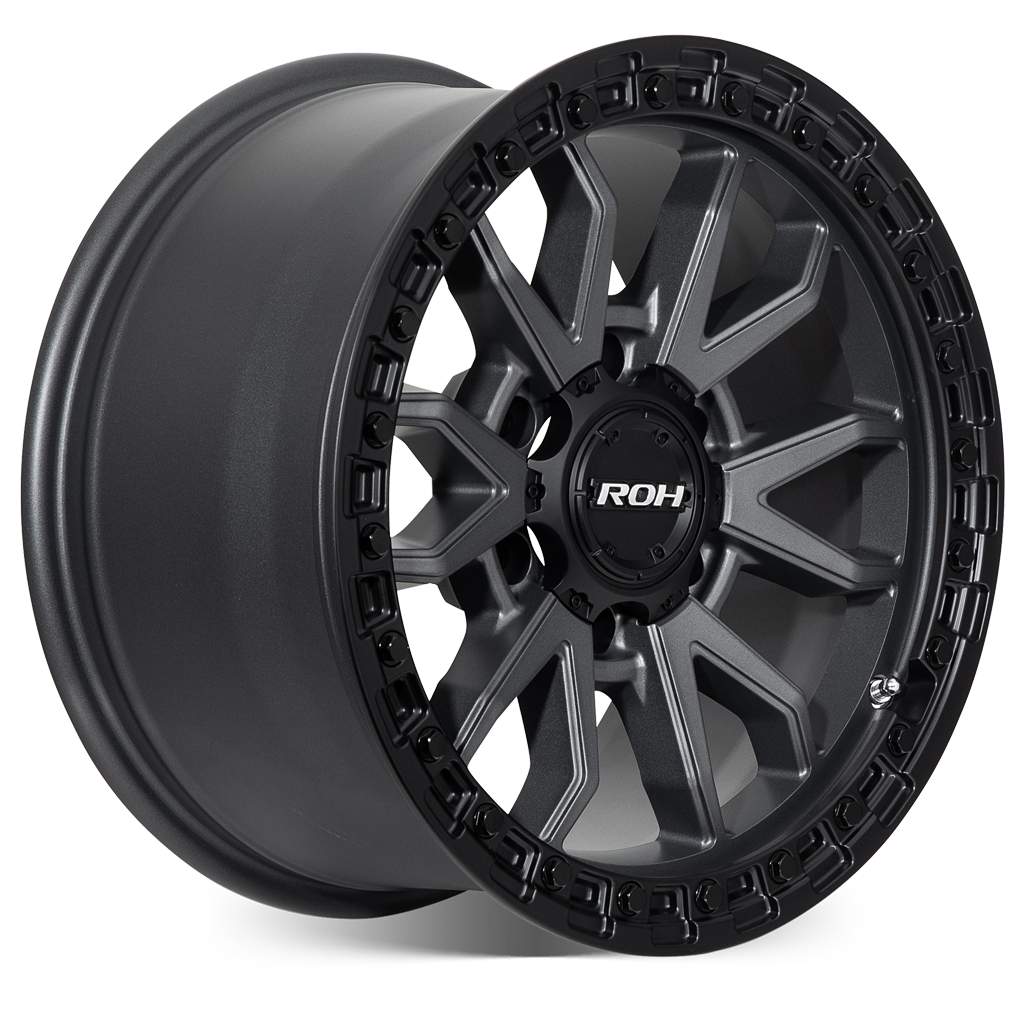 ROH RAID Matt Black Graphite Size:17x9 PCD:6/139.7 ET:35