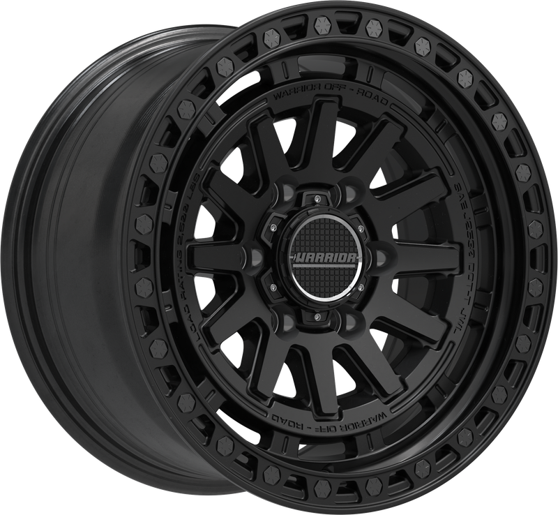 WARRIOR GLADIATOR SATIN BLACK Size:17X8.5 PCD:6/139.7 ET15
