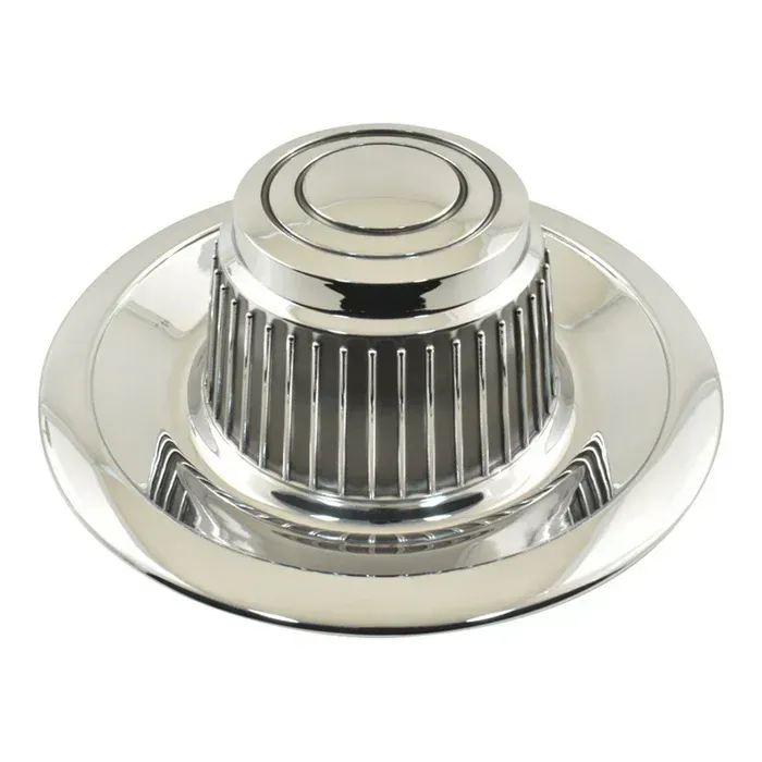 CHROME DERBY CAP FOR RALLYE WHEEL [SET 4]