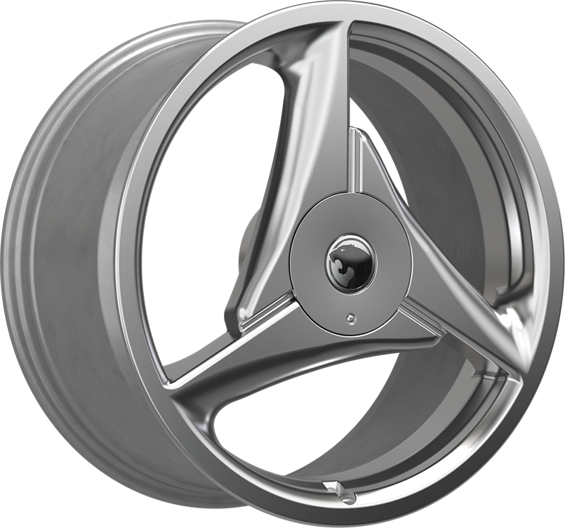 PANTHERA TRI-SPOKE SILVER 20X8.0J PCD: 5/120 ET: 42