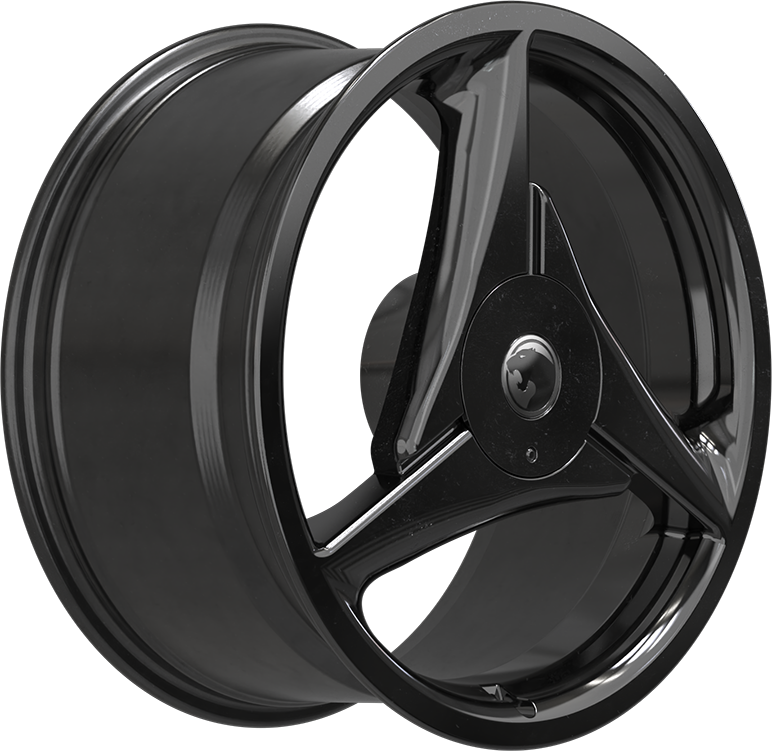 PANTHERA TRI-SPOKE GLOSS BLACK 20X8.0J PCD: 5/120 ET: 42