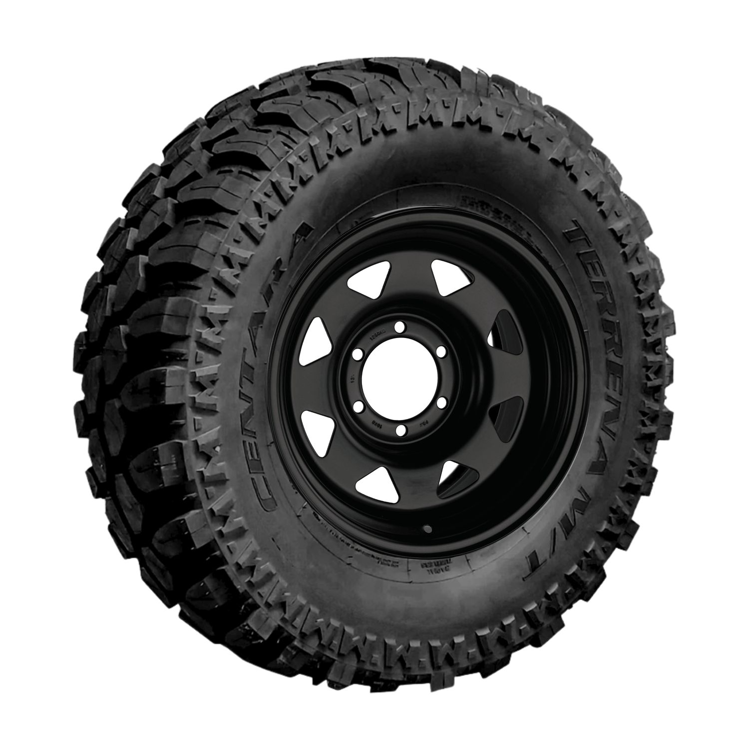 BLACK SUNRAYSIA WHEEL AND TYRE PACKAGE Size: 15x8 PCD: 6/139.7 & 31" or 33" TYRES