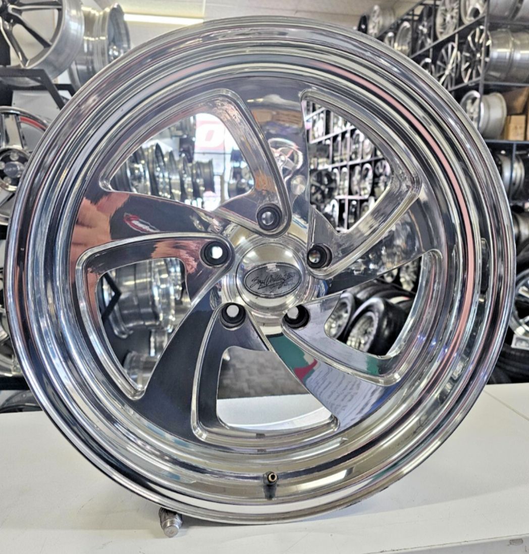 *USED WHEELS* BOYD CODDINGTON POLISHED 2 PIECE FORGED -  SET 4 19" X 7" (HOLDEN HQ FITMENT)