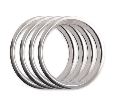 14" WHEEL TRIM RING - CHROME PLATED STEEL [SET 4]