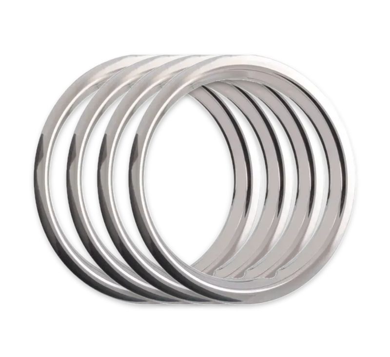 15" WHEEL TRIM RING - CHROME PLATE STEEL [SET 4]