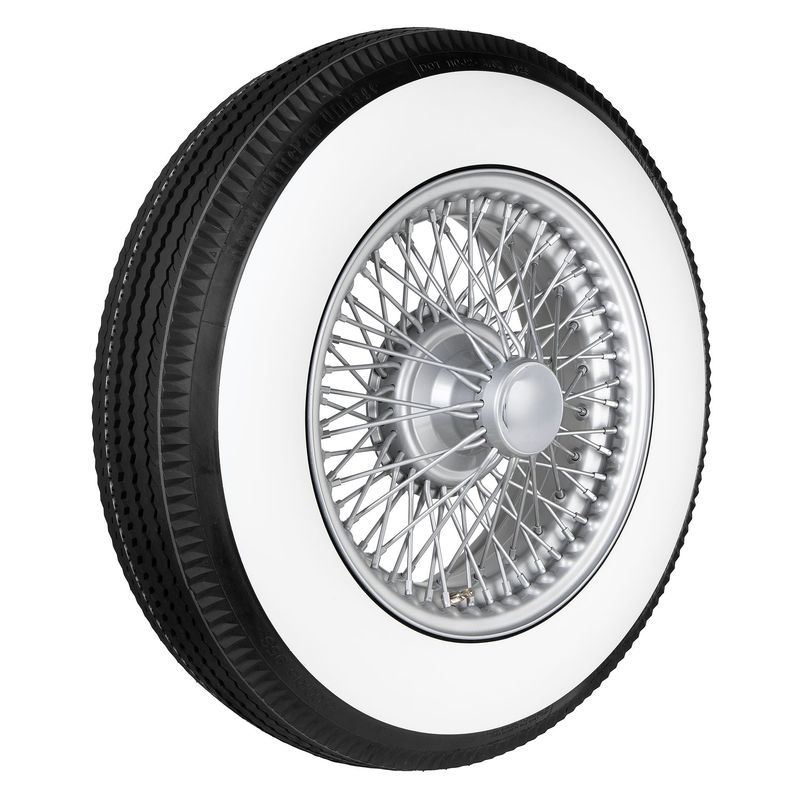 thumbnail image 2 of Kontio Tyres WhitePaw Classic 225/75R14 102R Summer Tire – Wide Whitewall (Brand New) 2 of 5