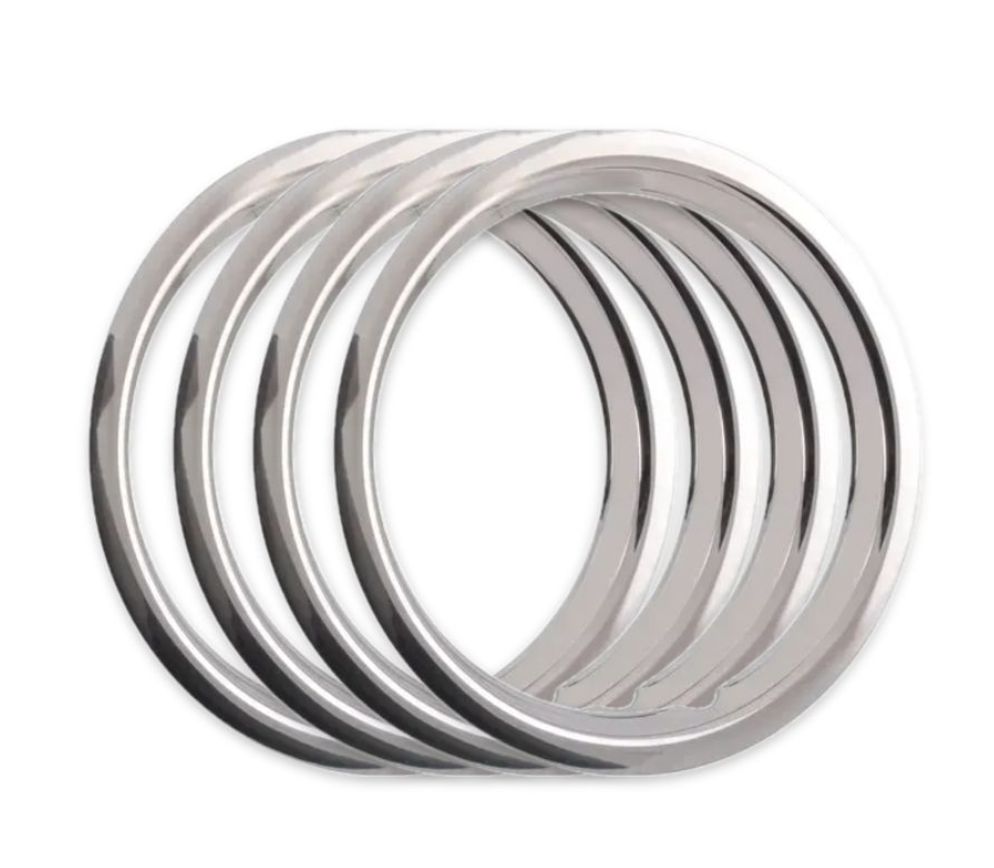 16" WHEEL TRIM RING - CHROME PLATE STEEL [SET 4]