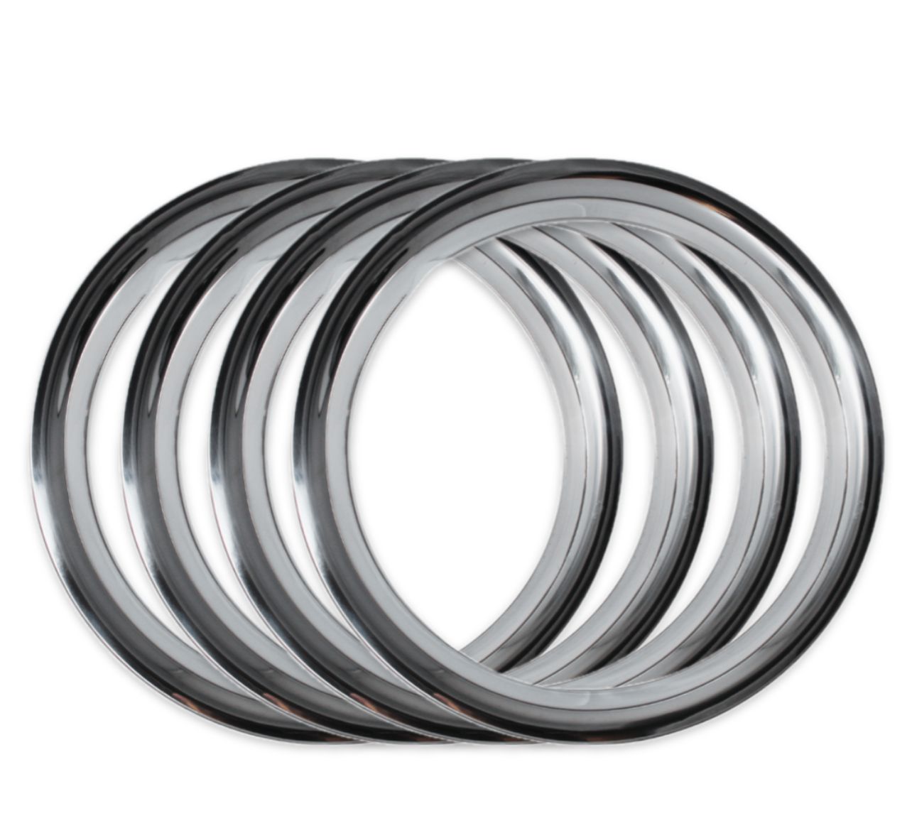 16" WHEEL TRIM RING - POLISHED STAINLESS [SET 4]