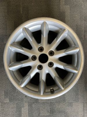 17x8 USED GENUINE HSV VS SENATOR 10 SPOKE SILVER  ALLOY WHEEL - SINGLE WHEEL ONLY