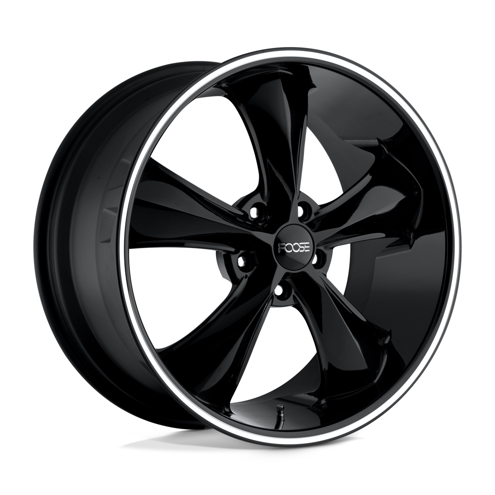 FOOSE LEGEND GLOSS BLACK/MILLED Size:20x8.5 PCD:5/114.3 ET:32P