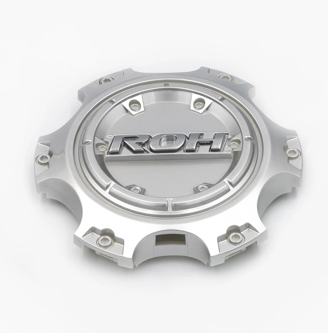 ROH OFFROAD ALLOY WHEEL CENTER CAP SILVER/CHROME PCD: 6/139.7 ROH OFFROAD ALLOY WHEEL CENTER CAP SILVER/CHROME PCD: 6/139.7