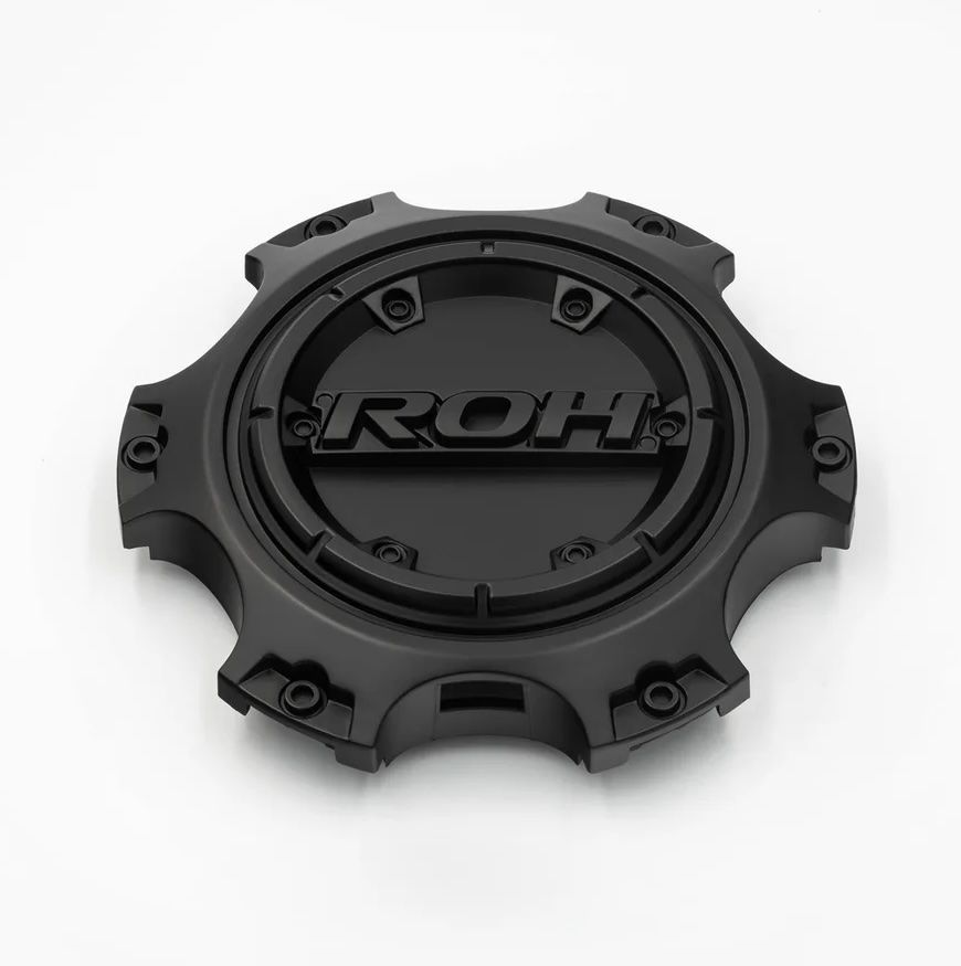 ROH OFFROAD ALLOY WHEEL 'BLACKOUT' CENTER CAP SATIN BLACK PCD: 6/139.7 ROH OFFROAD ALLOY WHEEL 'BLACKOUT' CENTER CAP SATIN BLACK PCD: 6/139.7