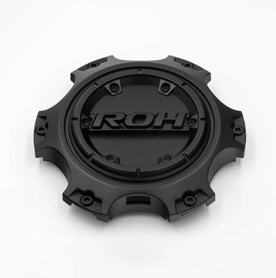 ROH OFFROAD ALLOY WHEEL 'BLACKOUT' CENTER CAP SATIN BLACK PCD: 6/139.7