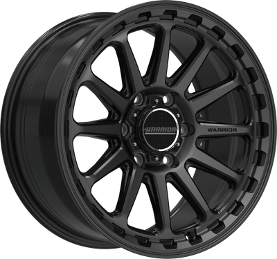WARRIOR VIDAR GLOSS BLACK / DARK TINT - Size:17X8.5 PCD:6/139.7 ET:15P CB: 106.1 [1250kg Load Rated]