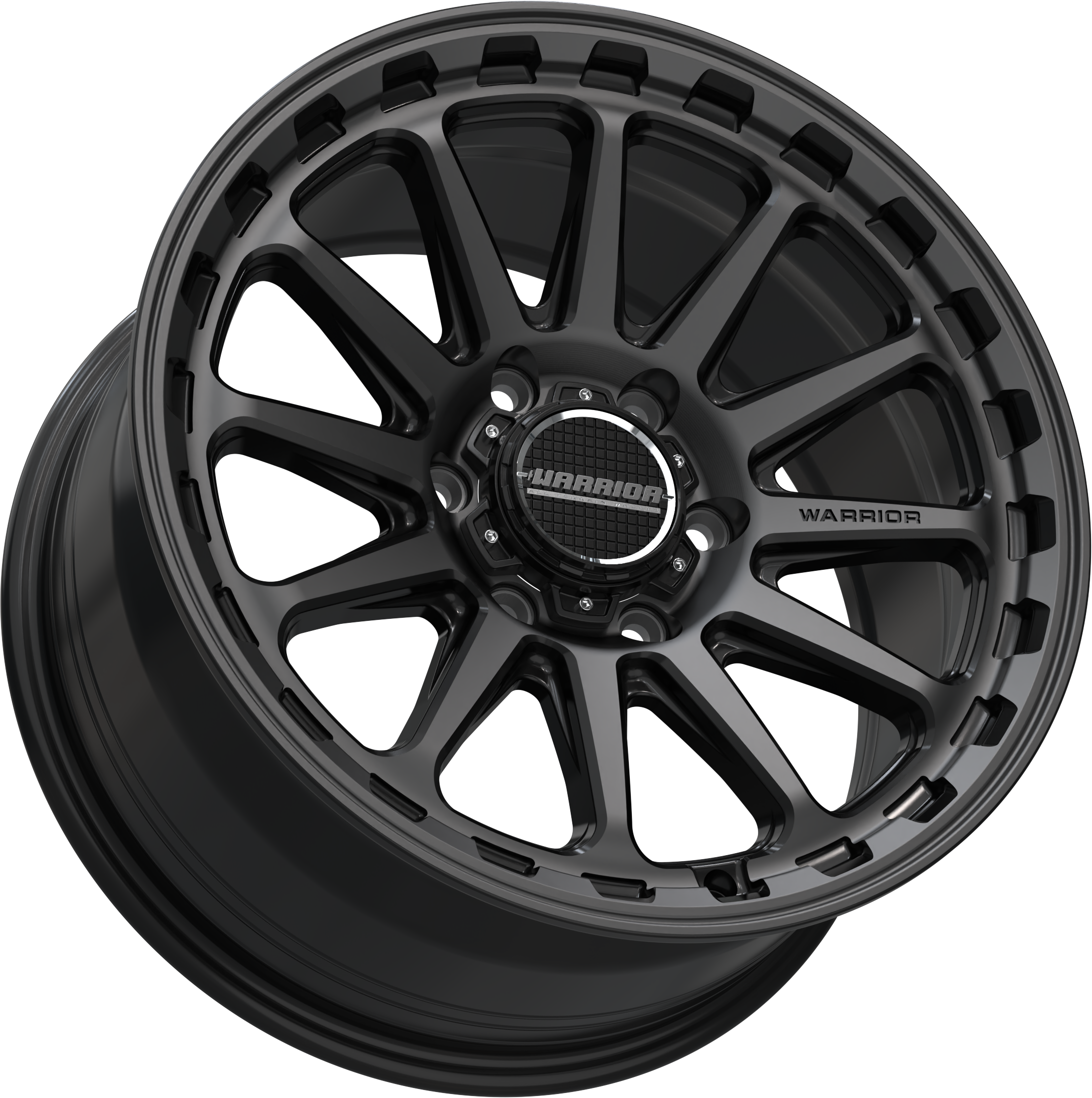 WARRIOR VIDAR GLOSS BLACK / DARK TINT - Size:18X9.0 PCD:6/139.7 ET:20P CB: 106.1 [1250kg Load Rated]