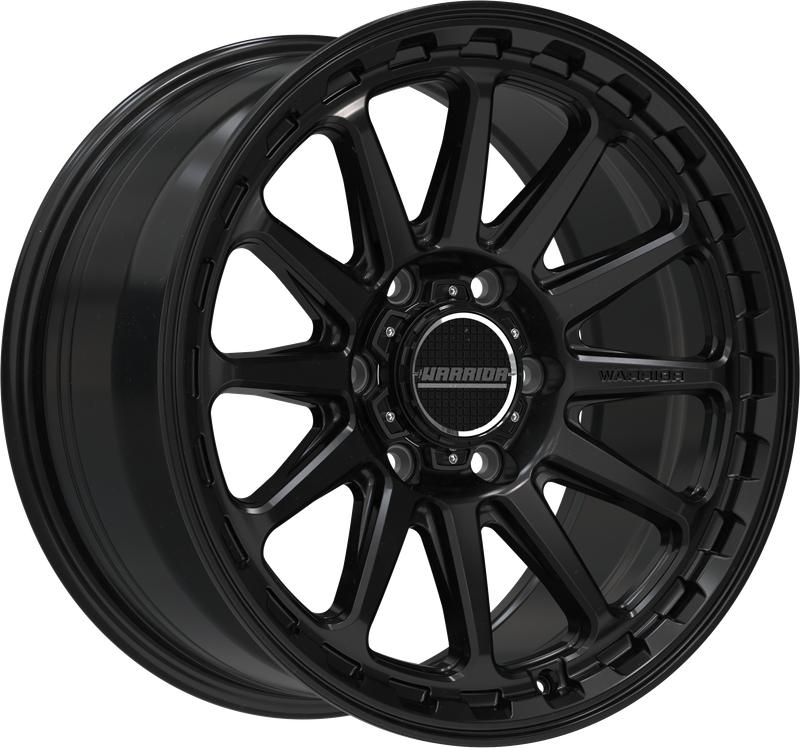 WARRIOR VIDAR SATIN BLACK - Size:18X9.0 PCD:6/139.7 ET:20P CB: 106.1 [1250kg Load Rated]