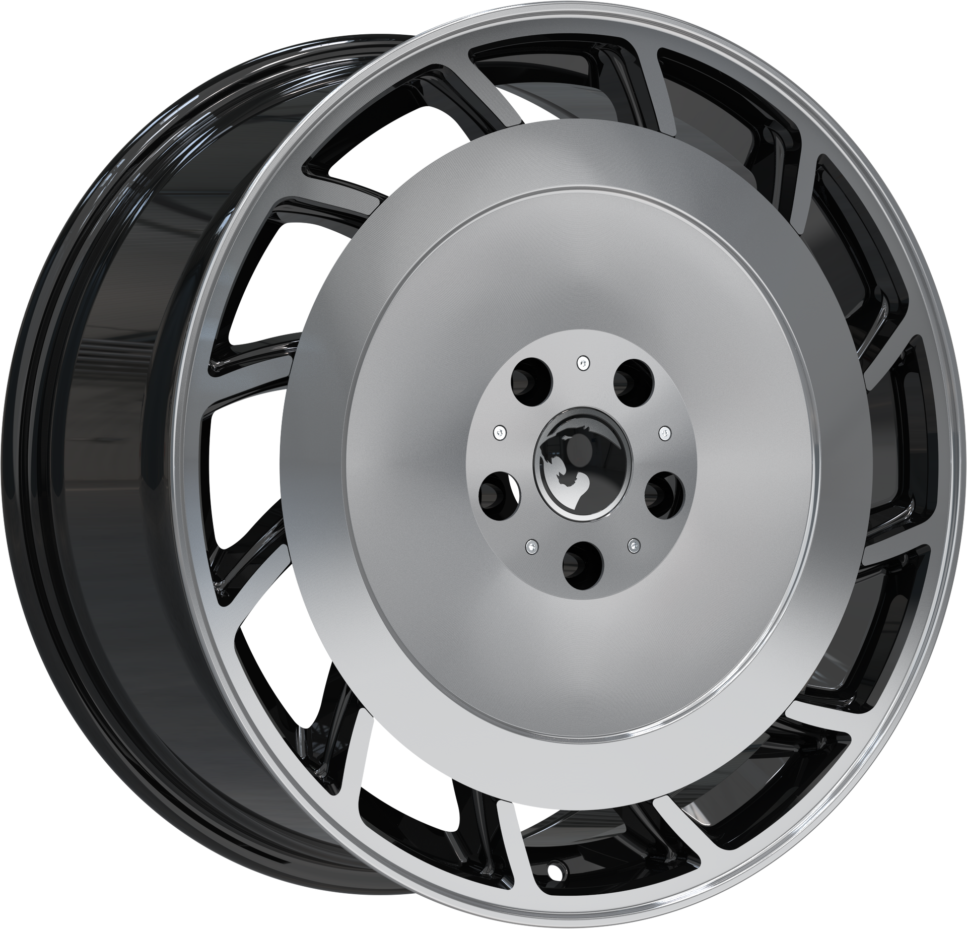 PANTHERA AEROZ (LH) GLOSS BLACK/MACHINED 20X8.5J PCD: 5/120 ET:36P