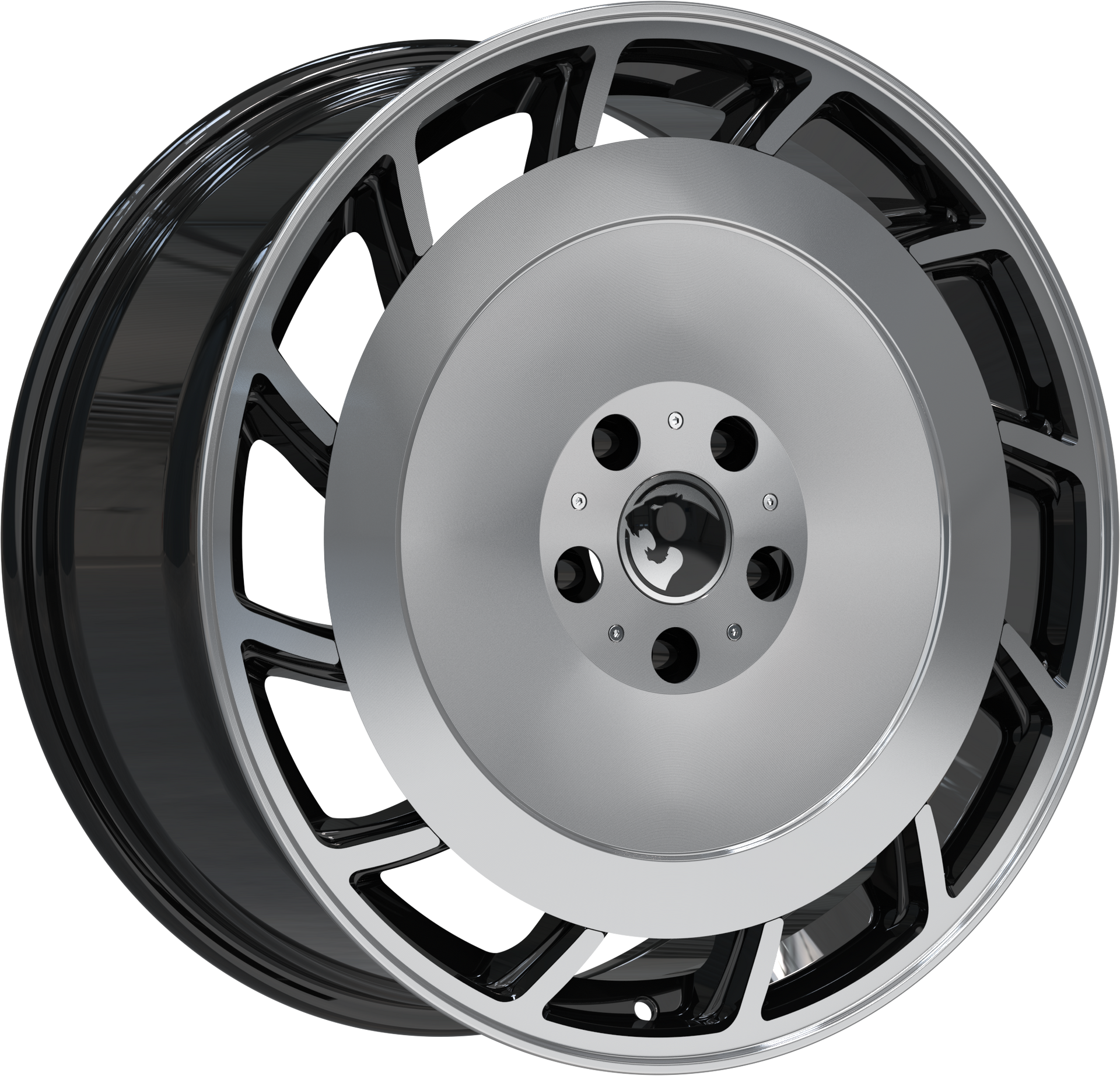 PANTHERA AEROZ (RH) GLOSS BLACK/MACHINED 20X8.5J PCD: 5/120  ET:36P