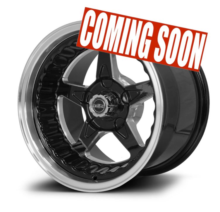 CTM MUSCLE DRAGSTAR BLACK/MILLED MACHINED LIP Size:15x8J PCD:5/120 ET:34.5 (HOLDEN COMMODORE FITMENT)