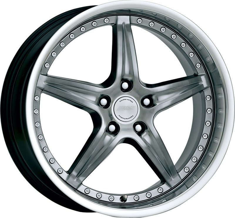 SPEEDY ENVY HYPER SILVER / MACHINED LIP Size:19X8.5 PCD:5/120.65 ET38P