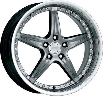 SPEEDY ENVY HYPER SILVER / MACHINED LIP Size:19X8.5 PCD:5/120.65 ET38P