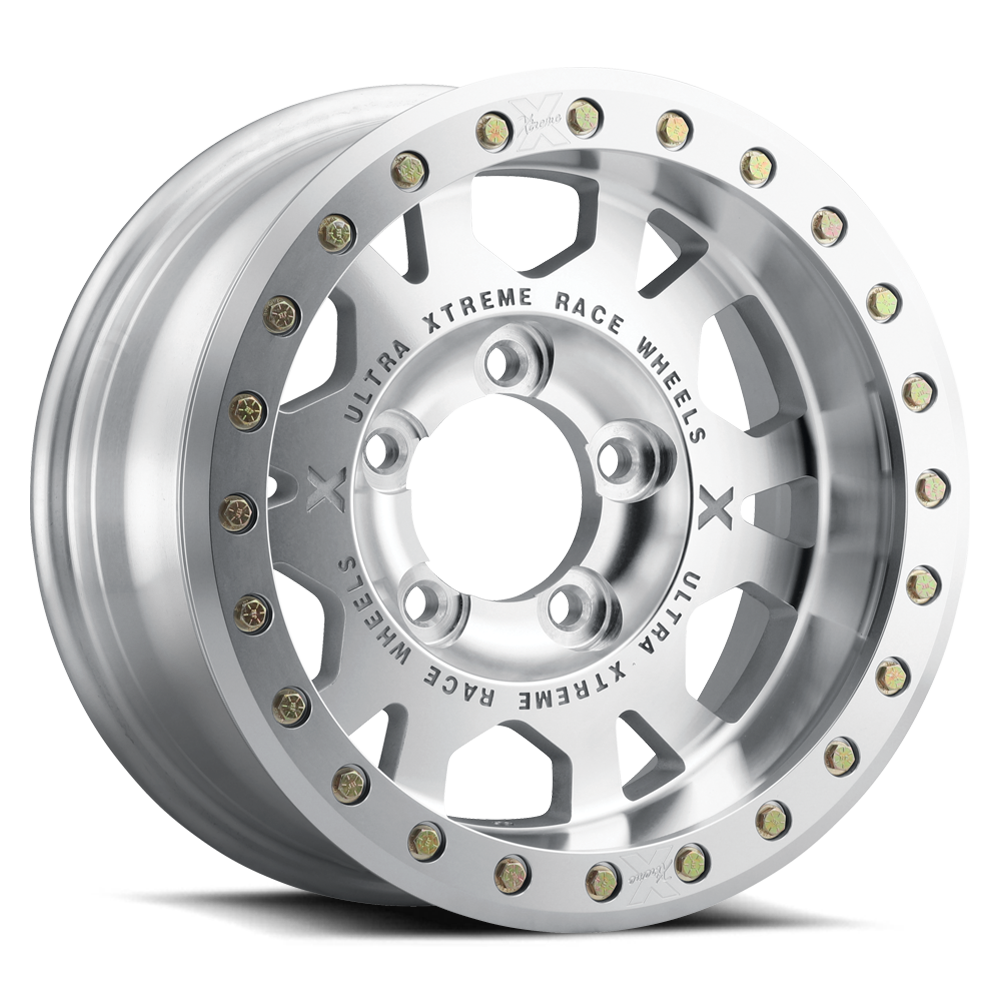 ULTRA UX103 PRO-LITE SILVER/MACHINED FACE  ZINC BOLTS Size:17X9.0 PCD:6/139.7 ET12P