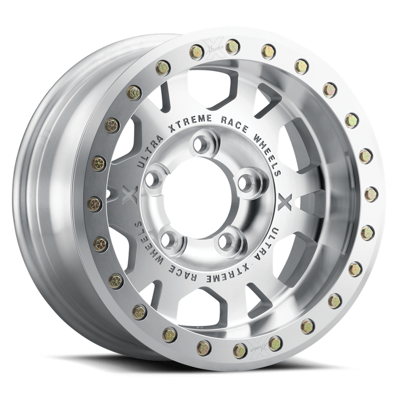ULTRA UX103 PRO-LITE SILVER/MACHINED FACE  ZINC BOLTS Size:17X9.0 PCD:6/139.7 ET12P