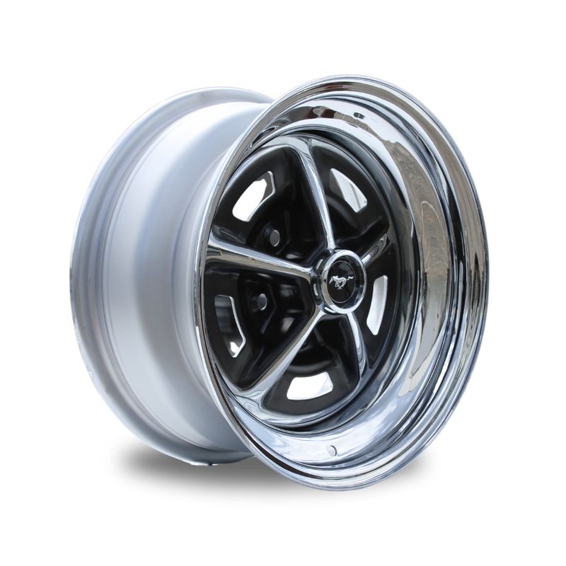 CTM MUSCLE MAGNUM 500 BLACK / CHROME FACE Size:14x6J PCD:5/114.3 ET:12P