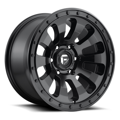FUEL TACTIC D630 MATTE BLACK Size:18X9.0 PCD:6/139.7 ET20