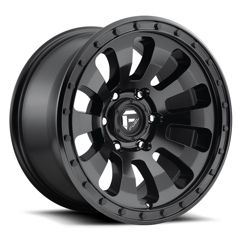 FUEL TACTIC D630 MATTE BLACK Size:18X9.0 PCD:6/139.7 ET20