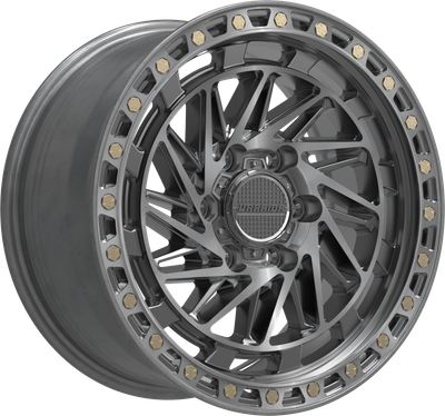 WARRIOR ZEUS GUNMETAL / MACHINED FACE Size:18X9.0 PCD:6/139.7 ET38P [LEFT SIDE]