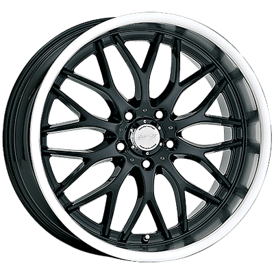 SPEEDY CHEETAH GLOSS BLACK / MACHINED LIP Size:18X8 PCD:5/114.3 ET35P