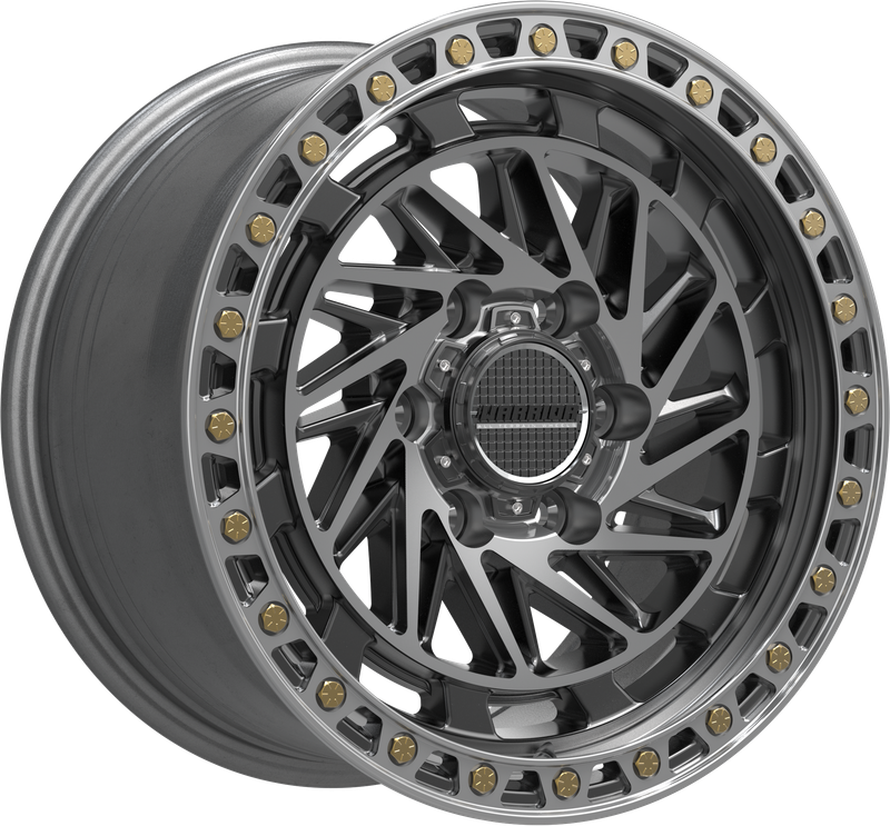 WARRIOR ZEUS GUNMETAL / MACHINED FACE Size:18X9.0 PCD:6/139.7 ET38P [RIGHT SIDE]