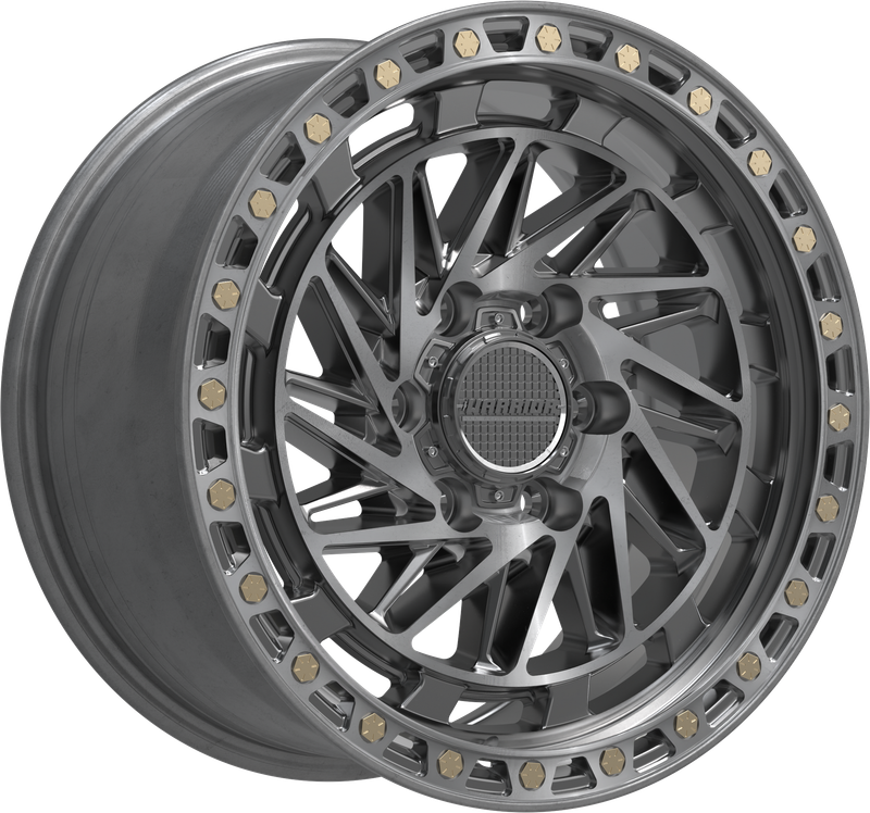 WARRIOR ZEUS GUNMETAL / MACHINED FACE Size:18X9.0 PCD:6/139.7 ET18P [LEFT SIDE]