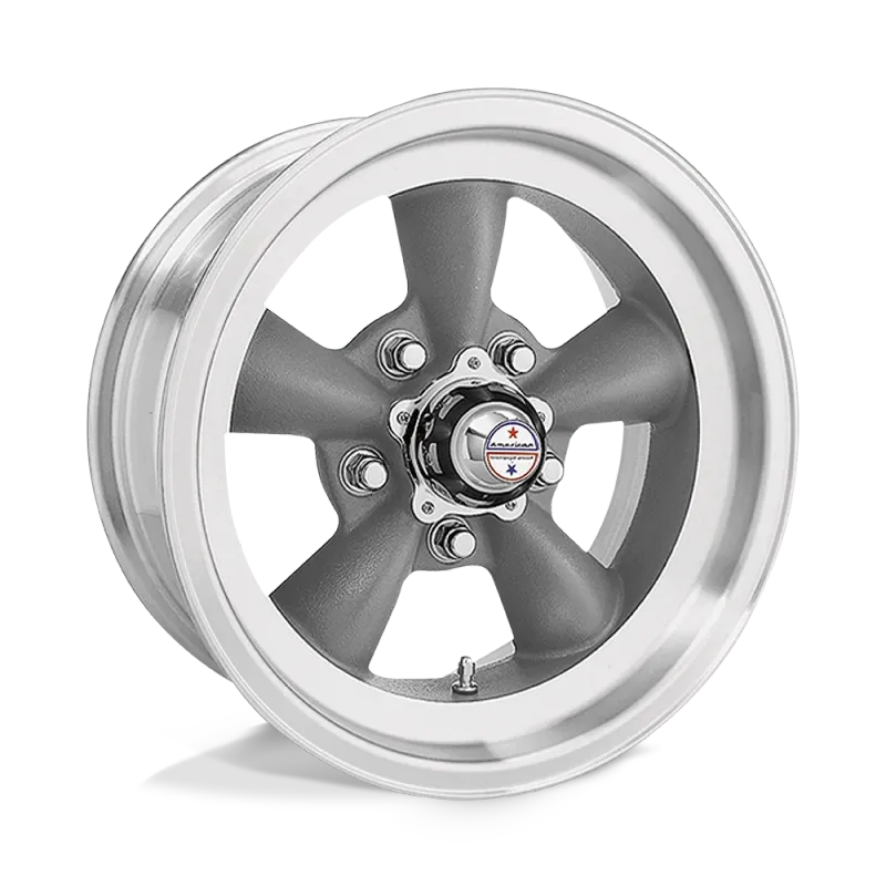 AMERICAN RACING VN105 TORQ THRUST D GREY/MACHINED LIP Size:15x7 PCD:5/114.3 ET:6N