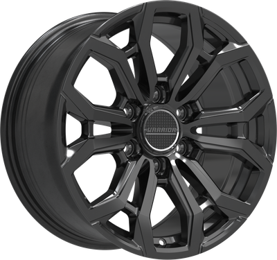 WARRIOR THOR GLOSS BLACK / DARK TINT FACE Size:18X9.0 PCD:6/139.7 ET18P