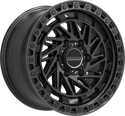 WARRIOR ZEUS GLOSS BLACK / DARK TINT FACE Size:18X9.0 PCD:6/139.7 ET38P [RIGHT SIDE]