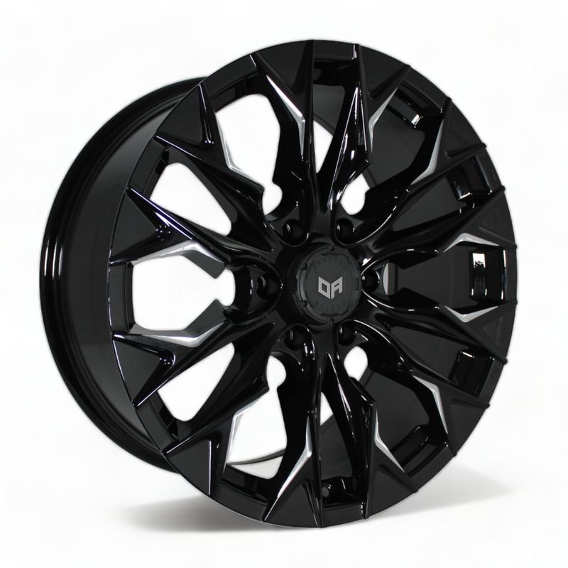 OFF-ROAD ACTION IGNITION GLOSS BLACK / MILLED Size:20X9.0 PCD:6/139.7 ET38  (RANGER / LC300 / PRADO 250 FACTORY GUARD FITMENT)