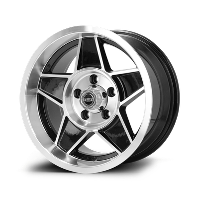 CTM MUSCLE GLOBE BLACK / MACHINED FACE Size:15x8J ***CUSTOM FITMENT***