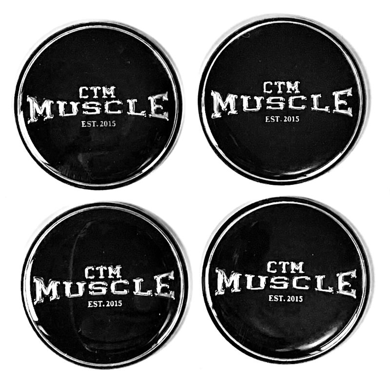 CTM MUSCLE BLACK DECAL - SET OF 4 (WITHOUT BAND) CTM MUSCLE BLACK DECAL - SET OF 4 (WITHOUT BAND)