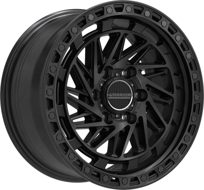 WARRIOR ZEUS GLOSS BLACK / DARK TINT FACE Size:18X9.0 PCD:6/139.7 ET18P [LEFT SIDE]