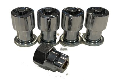 MAG SHANK LOCK NUT SET 1/2" CHROME