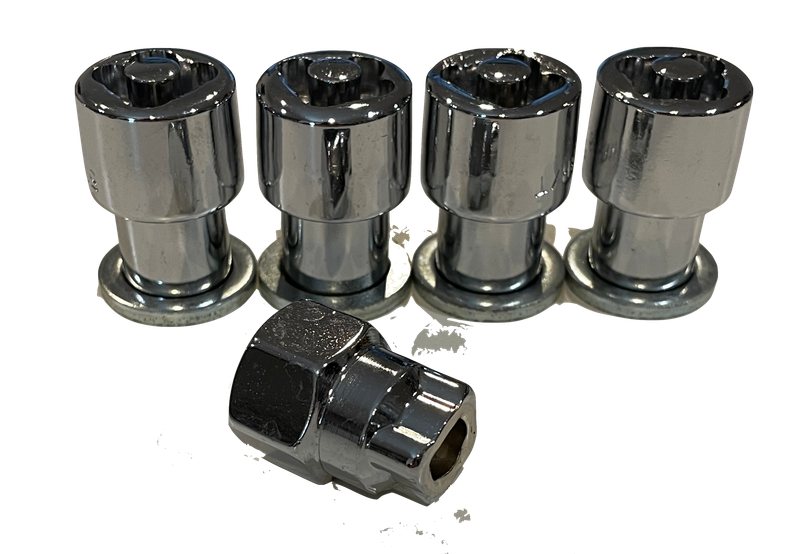 MAG SHANK LOCK NUT SET 1/2" CHROME